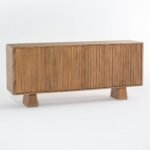 Vandana Falcon Optima 4-Door Wooden Sideboard with Elegant Spacious Storage for Modern Interiors
