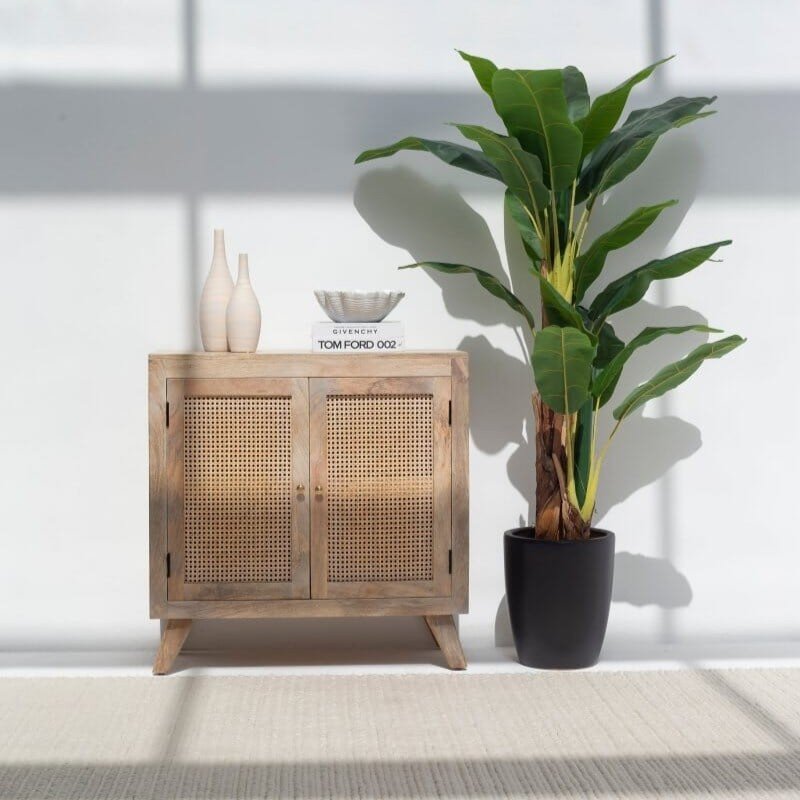 Vandana Pebble Orion Two Door Rattan Sideboard & Buffet for Stylish Modern Home Interiors Vandana Pebble Orion Two Door Rattan Sideboard & Buffet for Stylish Modern Home Interiors