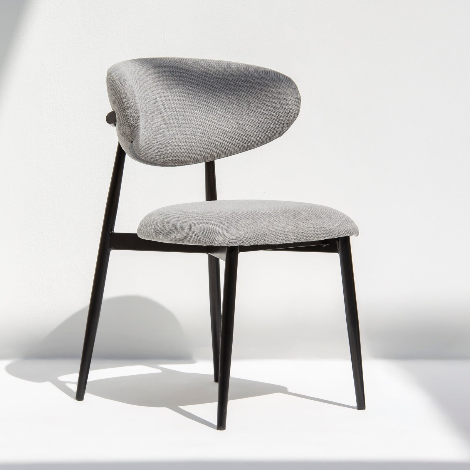 Vandana Zentrix Vista Grey Upholstered Dining Chair with Modern Ergonomic Design and Premium Comfort Vandana Zentrix Vista Grey Upholstered Dining Chair with Modern Ergonomic Design and Premium Comfort