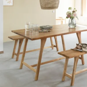 Vandana Solace Arista acacia wood high table