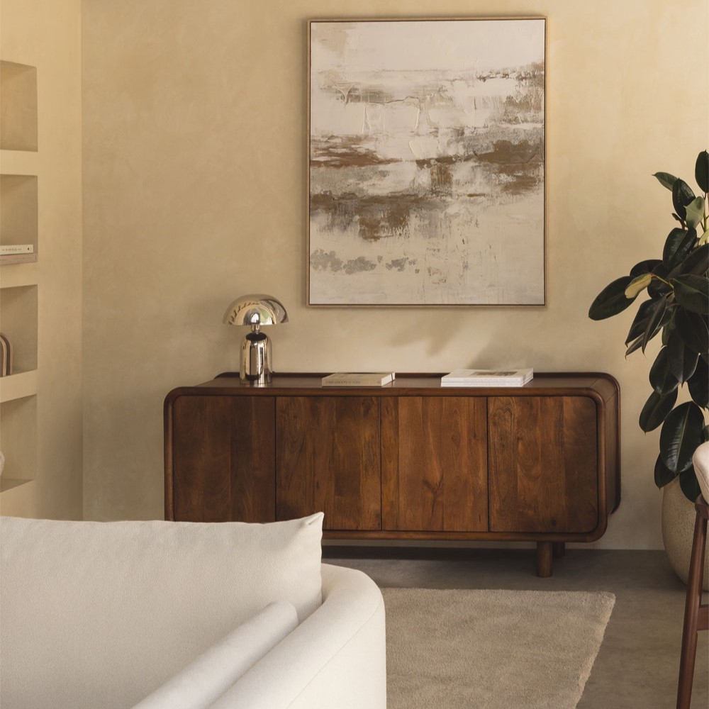 Vandana Grand Pebble Sideboard 175x43 cm in Gina mango wood Vandana Grand Pebble Sideboard 175x43 cm in Gina mango wood