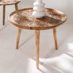 Vandana Terra Solace Round side table Ø60 cm in mango wood Nanup