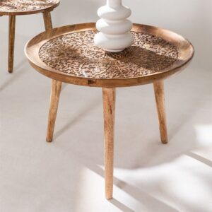 Vandana Terra Solace Round side table Ø60 cm in mango wood Nanup