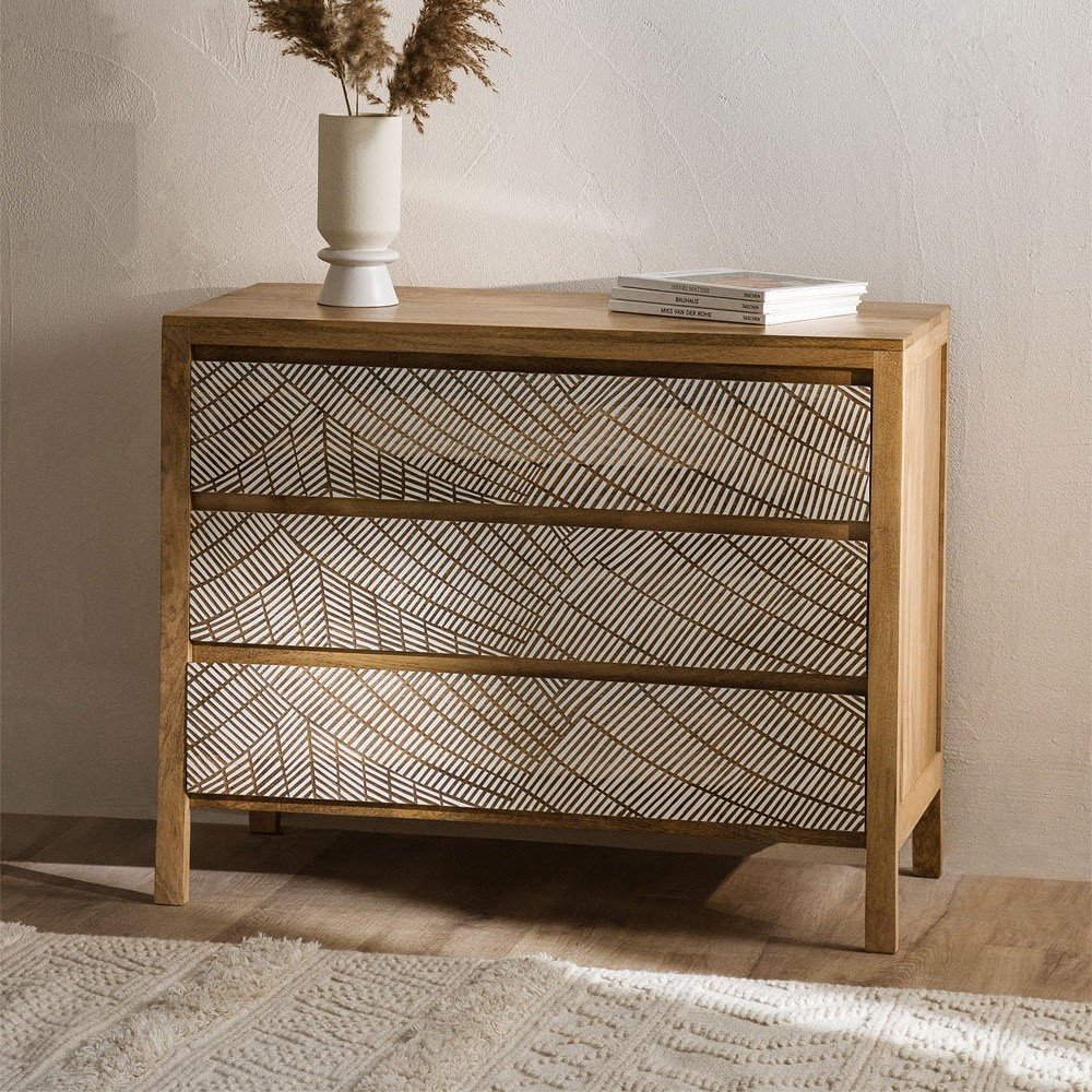 Vandana Nova Vesta mango wood chest of drawers Vandana Nova Vesta mango wood chest of drawers