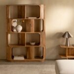 Vandana Nova Sereno 170 cm Diepe wooden shelf