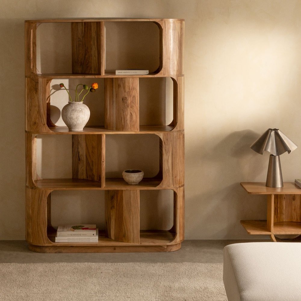 Vandana Nova Sereno 170 cm Diepe wooden shelf Vandana Nova Sereno 170 cm Diepe wooden shelf