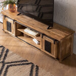 Vandana Arion Prime TV furniture 160x40 cm in mango wood Uain