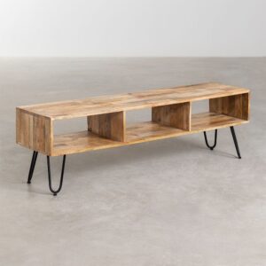 Vandana Arion Grand TV furniture 140x35 cm in Dugan mango wood