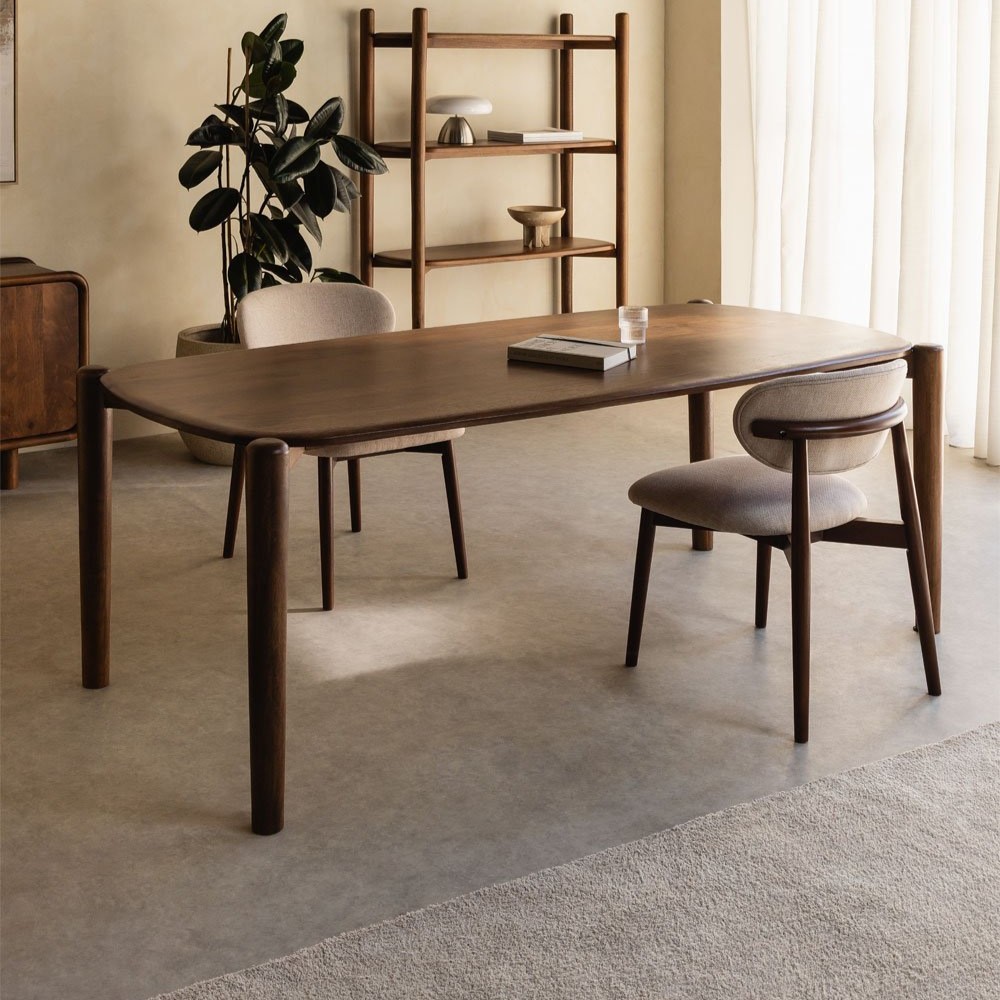 Vandana Hexa Astra Rectangular dining table 200x90 cm in Gina mango wood Vandana Hexa Astra Rectangular dining table 200x90 cm in Gina mango wood