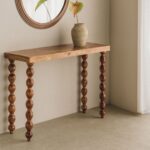 Vandana Flux Astra mango wood console table