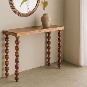 Vandana Flux Astra mango wood console table