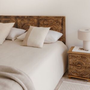 Vandana Flux Altis Headboard for 150cm bed in Wiluna mango wood
