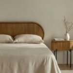 Vandana Flux Aureo Headboard for 150cm bed in mango wood Analis