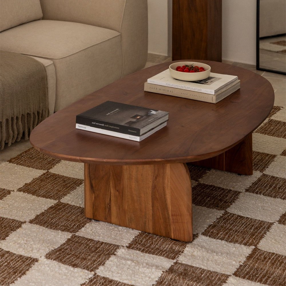 Vandana Hexa Lunaris Coffee table in acacia wood (135x80 cm) Bedum Vandana Hexa Lunaris Coffee table in acacia wood (135x80 cm) Bedum