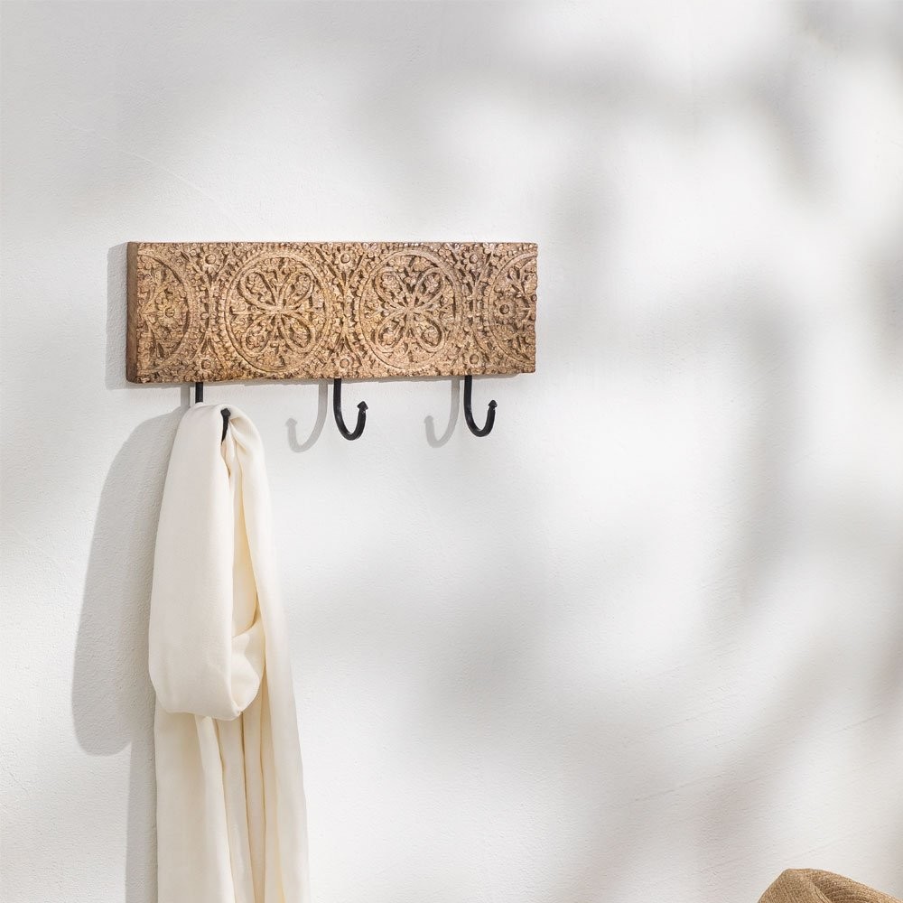 Vandana Flux Radiant wooden wall coat rack Vandana Flux Radiant wooden wall coat rack