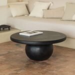Vandana Grand Mira Round coffee table Ø90 cm in Dalen mango wood