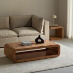 Vandana Hexa OrionRectangular coffee table 120X60 cm in Gina mango wood