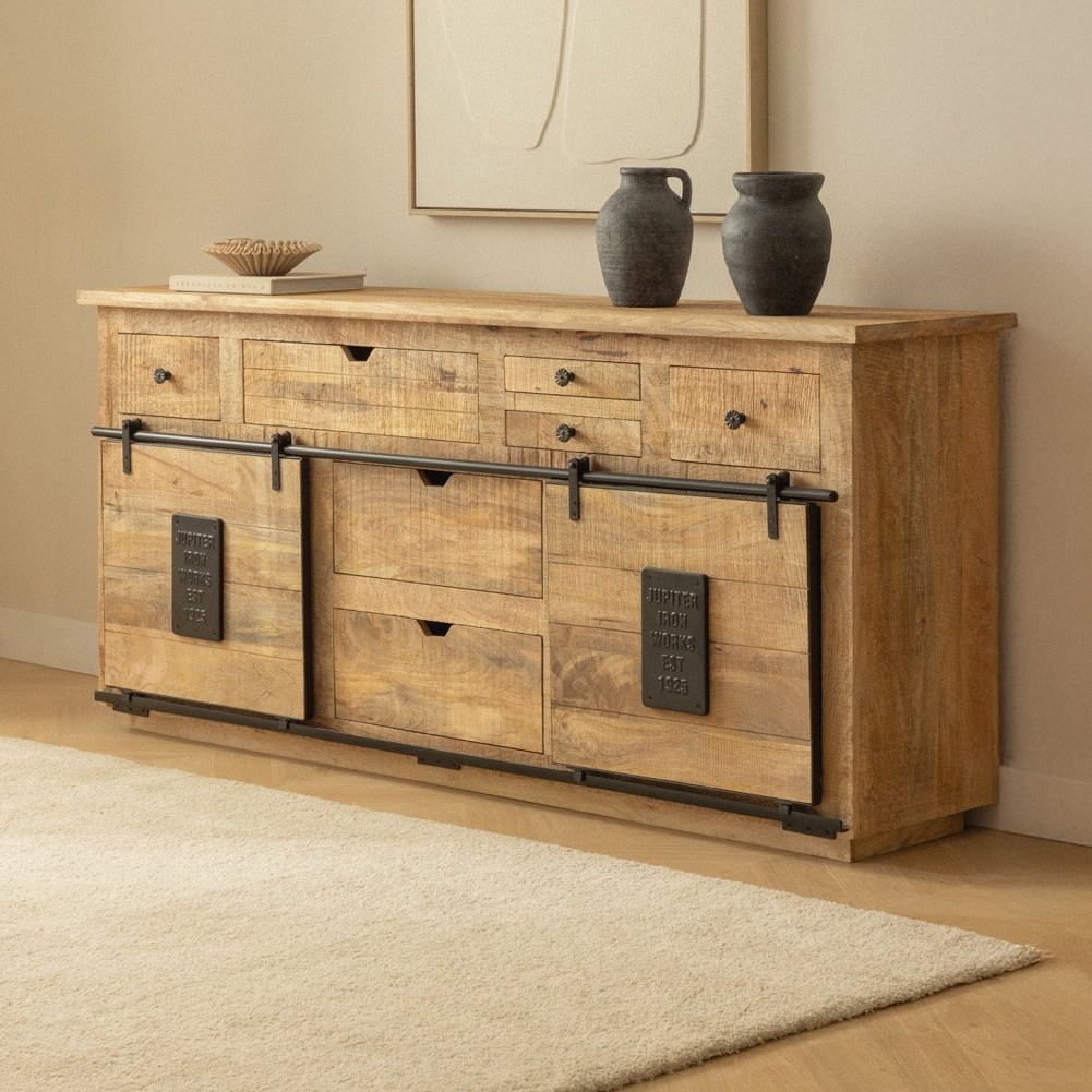 Vandana Grand Aston Sideboard 180x40 cm in mango wood Uain Vandana Grand Aston Sideboard 180x40 cm in mango wood Uain