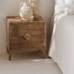 Vandana Nova Elara mango wood bedside table