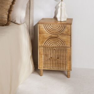 Vandana Arion Arista Mango Wood Nightstand