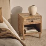 Vandana Nova Sereno mango wood bedside table