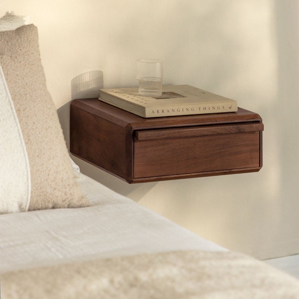 Vandana Nova Prime bedside table 40x30 cm in acacia wood Nordilan Vandana Nova Prime bedside table 40x30 cm in acacia wood Nordilan