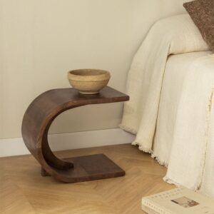Vandana Nova Terra Bedside table 45x30 cm in Rigi wood