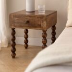 Vandana Nova Neo rectangular bedside table 45x50 cm in mango wood