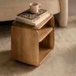 Vandana Arion Zenova Rectangular bedside table 40x30 cm in Tinsley wood