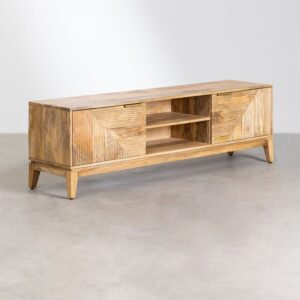 Vandana Arion Optima TV furniture 165x40 cm in mango wood Baty Design