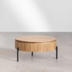 Vandana Grand Cresta Round coffee table Ø90 cm in mango wood Analis