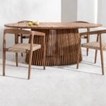 Vandana Nova Zenova Oval garden table 200x110 cm in acacia wood Mura