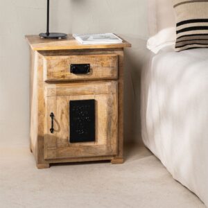 Vandana Amber Tone mango wood nightstand