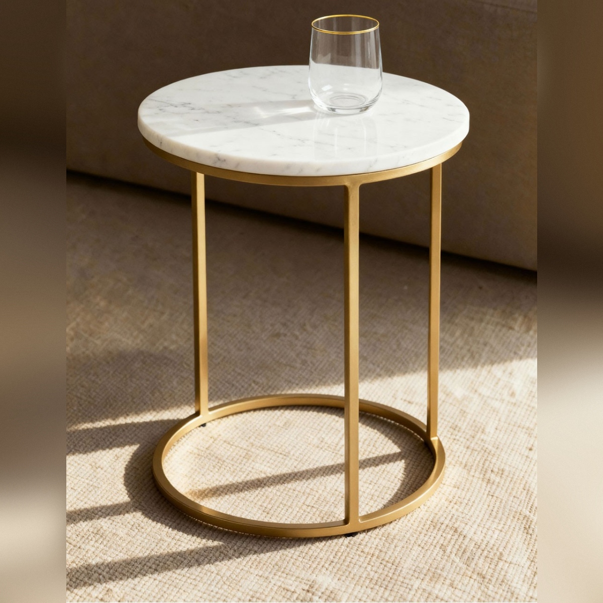 Vandana Terra Falcon Round side table Ø40 cm in Kaley marble Vandana Terra Falcon Round side table Ø40 cm in Kaley marble