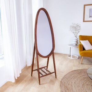 Vandana Ultra Zenova mango wood floor mirror