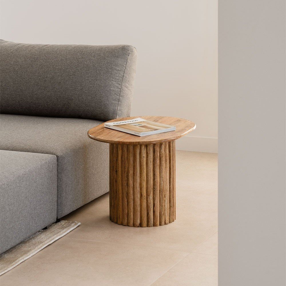 Vandana Autumn Aura mango wood side table Vandana Autumn Aura mango wood side table