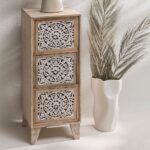 Vandana Amber Edge mango wood chest of drawers