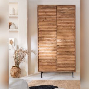 Vandana Nova Elara acacia wood wardrobe