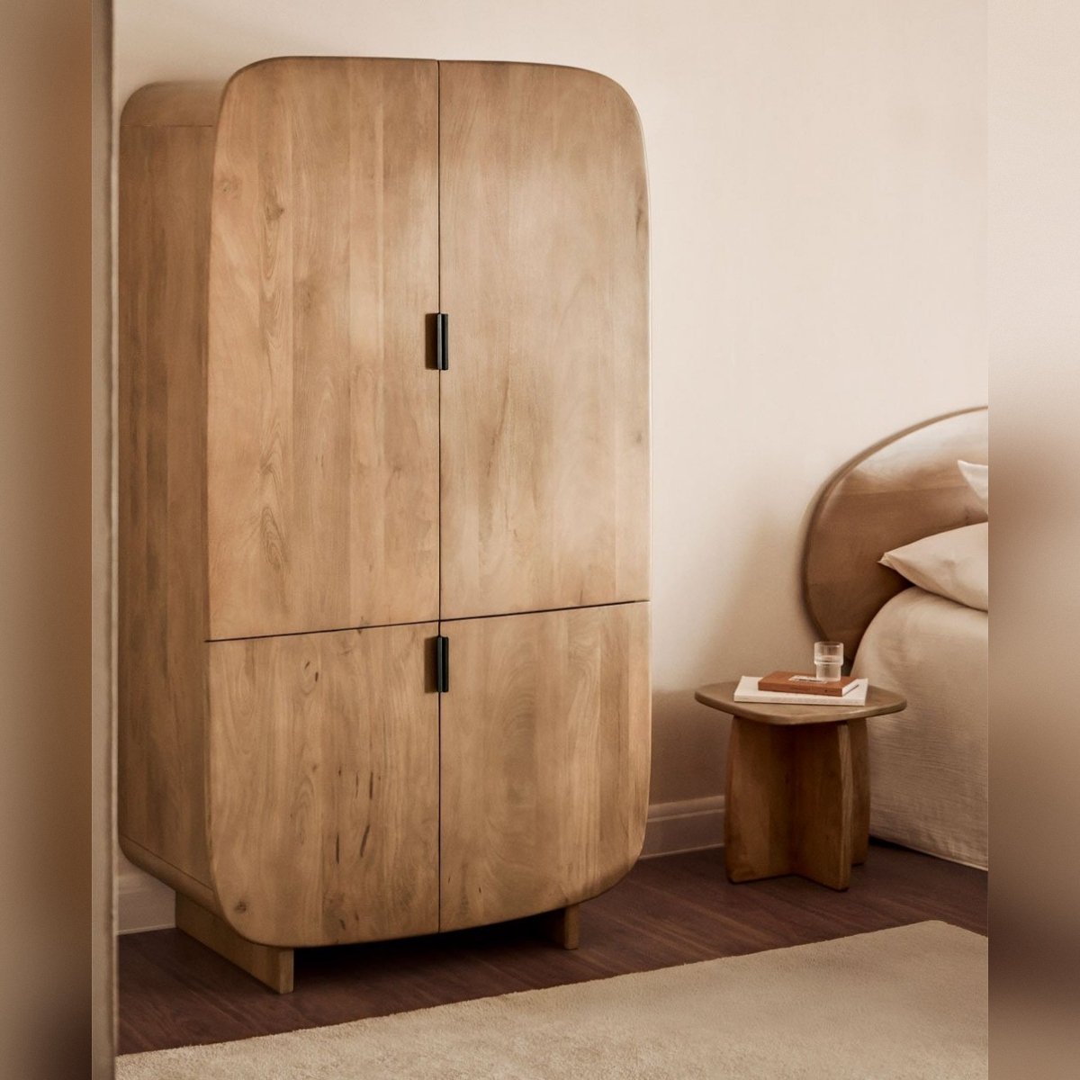 Vandana Nova Solace mango wood wardrobe Vandana Nova Solace mango wood wardrobe