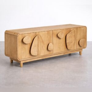 Vandana Arion Vento TV furniture 180x40 cm in mango wood Joel
