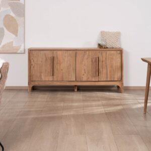 Vandana Autumn Spirit-style 4-door acacia wood sideboard, 175 cm