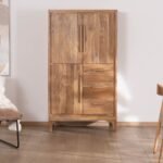 Vandana Crystal Tone-style acacia wood sideboard Melody