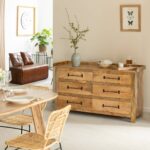 Vandana Ultra Nova 6-drawer mango wood chest of drawers