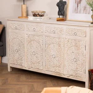 Vandana Grand Neo Design Wooden Sideboard with Drawers