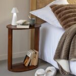 Vandana Vista Hexa Mango Wood Bedside Table