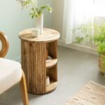 Vandana Grand Sierra mango wood bedside table