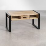 Vandana Amber Comfort Rectangular coffee table in mango wood (90x45 cm) Keblar