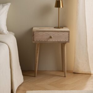 Vandana Amber Vision mango wood bedside