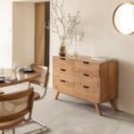 Vandana Ultra Maxima solid acacia wood chest of drawers