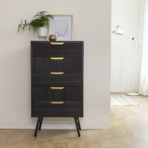 Vandana Vista Orion mango wood chest of drawers